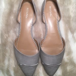 ***SOLD*** Merona Striped Flats